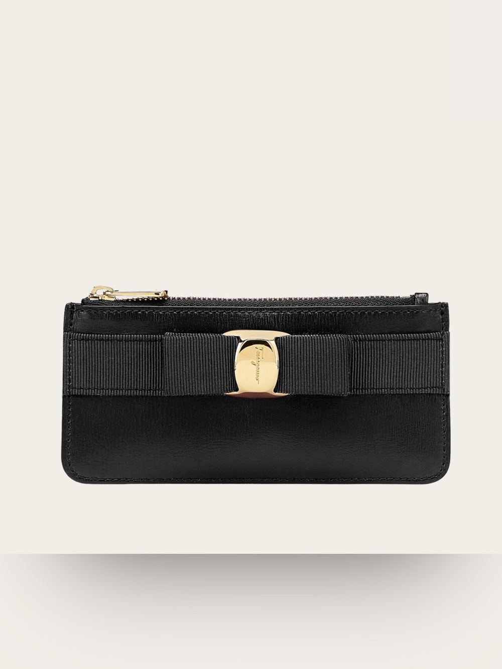 Salvatore Ferragamo Vara Bow Credit Card Holder